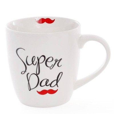 Чашка фарфоровая Super Dad 0,52 л. 31365