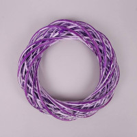 Венок из лозы фиолетовый 35 см. 39030