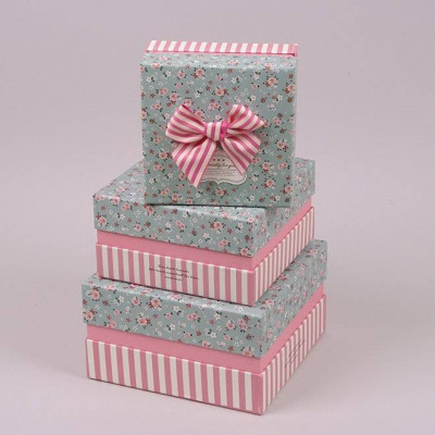 Комплект коробок для подарунків 3 шт. 41030