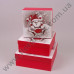 Комплект новогодних коробок для подарков 3 шт. 40880