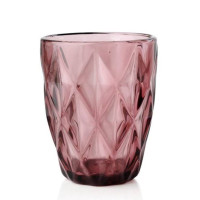 Комплект рожевих скляних склянок "Elise" 250 мл. 6 шт. 30640