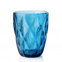 Комплект синих стеклянных стаканов "Elise" 250 мл. 6 шт. 30642