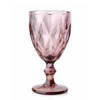 Комплект розовых стеклянных стаканов "Elise" 250 мл. 5 шт. 30646