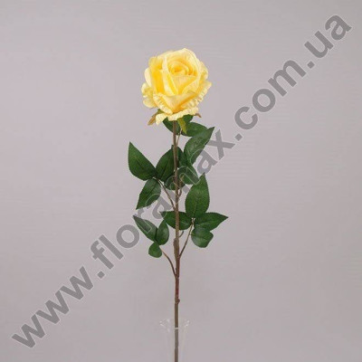 Цветок Роза желтый 70219