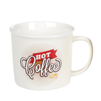 Чашка фарфоровая Hot Coffee 0,38 л. 31680