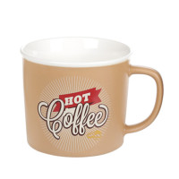 Чашка фарфоровая Hot Coffee 0,38 л. 31682