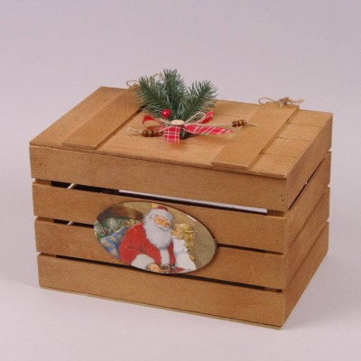 Ящик декоративный Санта 29611
