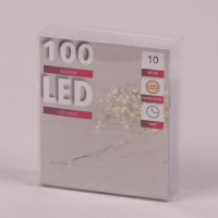 Подсветка LED теплый свет 100 светодиодов 10 м. 45028