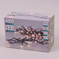 Гирлянда LED теплый свет 480 диодов 36 м. 45002