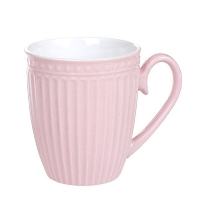 Чашка керамическая светло-розовая 0,36 л. 31987