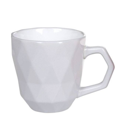 Чашка керамическая Ромб серая 0,35 л. 31995
