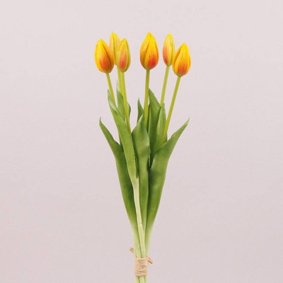 Букет Тюльпанов из латекса оранжевый 72461