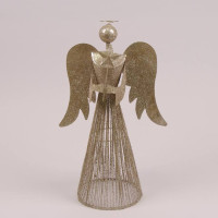 Ангел декоративный золотой  40 см. 21715