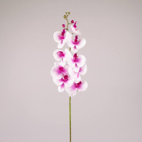 Цветок Фаленопсис из латекса фиолетово-белый 73182