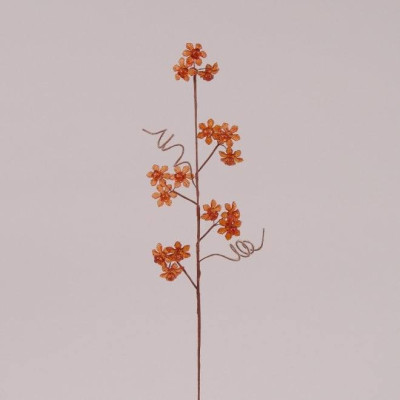 Цветок Стеклярус коричневый 4880