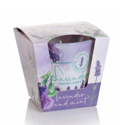 Свеча ароматическая "Lavender" (Lavender and Mint) 28741