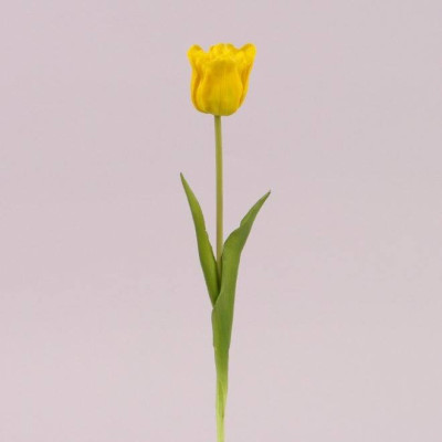 Цветок Тюльпан из латекса желтый 72726