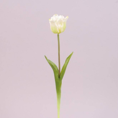 Цветок Тюльпан из латекса белый 72727