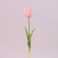 Цветок Тюльпан из латекса светло-розовый 72732