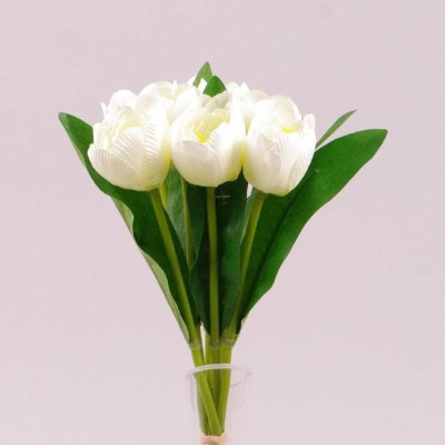 Букетик Тюльпанів білий 72750