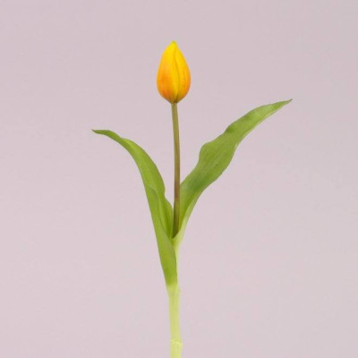 Цветок Тюльпан из латекса желтый 72843