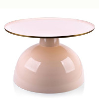 Столик металевий рожевий Anisha D-60 см. 35316