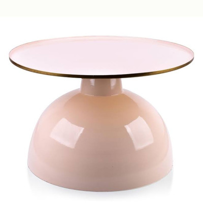 Столик металлический розовый Anisha D-60 см. 35316