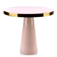 Столик металлический розовый Anisha D-50.5 см. 35325