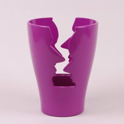 Горшок керамический Орхидейница Чувства фиолетовый 2.7л