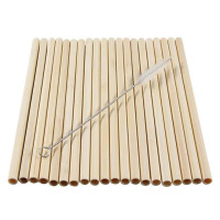 Набор бамбуковых трубочек с щеточкой 20 шт. 45219