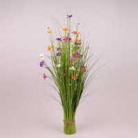 Композиція декоративна Трава з квітами 97 см. 72905