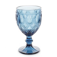 Келих скляний для вина синій 300 мл. 32362