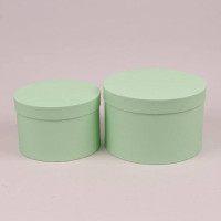 Комплект зеленых коробок для цветов 2 шт. 38229