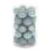Набір пластикових новорічних кульок 25 шт. D-3 см. 12468