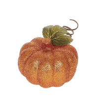 Гарбуз декоративний оранжевий 9.5 см. 12562