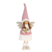 Фігурка м'яка новорічна Ангел Дівчинка 70 см. 12826