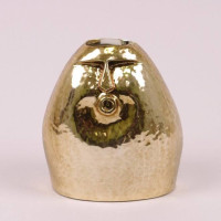 Ваза керамічна золота Обличчя 15 см. 21391
