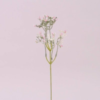 Гілочка декоративна з темно-рожевим цвітом 73095