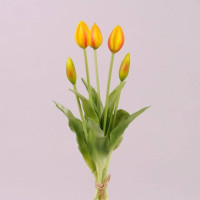Букет Тюльпанов из латекса оранжевый 73236
