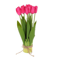 Композиція-букет з тюльпанів рожева 25 см. 42039
