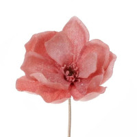 Квітка новорічна Магнолія рожева 12993