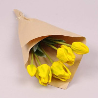 Букет Тюльпанів пінка жовтий 73301