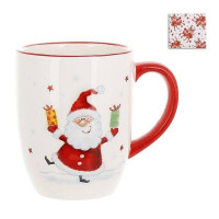 Чашка керамічна Санта з подарунками 0,35 л. 32767