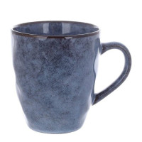 Чашка керамічна Casual темно-синя 400 мл. 33366