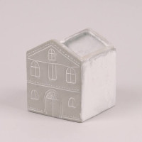 Кашпо керамическое Домик H-13.5 см. 36550