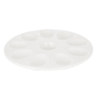 Тарілка керамічна для 10 яєць 22.5 см. 33441