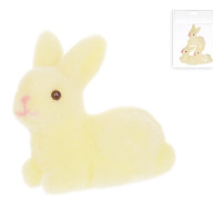 Набір флокованих жовтих Кроликів 3 шт. 42097