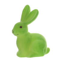 Фігурка пластикова Кролик флок зелений 15 см. 42124