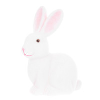Фігурка пластикова Кролик флок білий 23 см. 42129