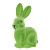 Фігурка пластикова Кролик флок зелений 23 см. 42130